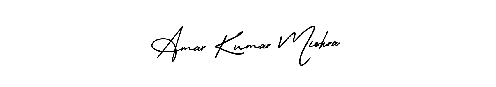 Make a beautiful signature design for name Amar Kumar Mishra. With this signature (AmerikaSignatureDemo-Regular) style, you can create a handwritten signature for free. Amar Kumar Mishra signature style 3 images and pictures png