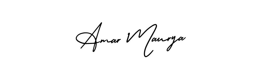 Create a beautiful signature design for name Amar Maurya. With this signature (AmerikaSignatureDemo-Regular) fonts, you can make a handwritten signature for free. Amar Maurya signature style 3 images and pictures png