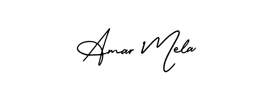 AmerikaSignatureDemo-Regular is a professional signature style that is perfect for those who want to add a touch of class to their signature. It is also a great choice for those who want to make their signature more unique. Get Amar Mela name to fancy signature for free. Amar Mela signature style 3 images and pictures png