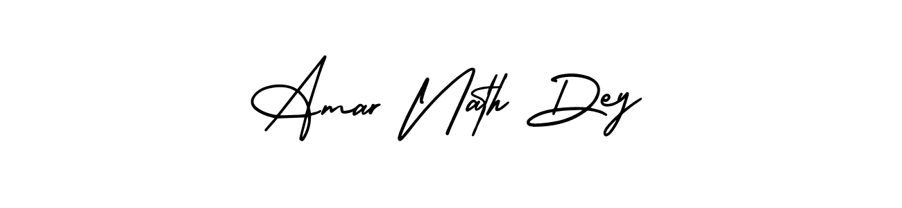 How to make Amar Nath Dey name signature. Use AmerikaSignatureDemo-Regular style for creating short signs online. This is the latest handwritten sign. Amar Nath Dey signature style 3 images and pictures png