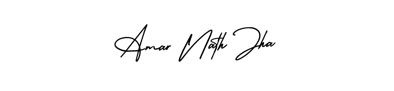 if you are searching for the best signature style for your name Amar Nath Jha. so please give up your signature search. here we have designed multiple signature styles  using AmerikaSignatureDemo-Regular. Amar Nath Jha signature style 3 images and pictures png