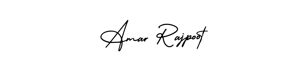 This is the best signature style for the Amar Rajpoot name. Also you like these signature font (AmerikaSignatureDemo-Regular). Mix name signature. Amar Rajpoot signature style 3 images and pictures png