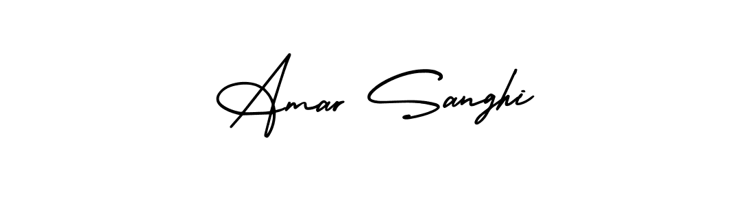 You should practise on your own different ways (AmerikaSignatureDemo-Regular) to write your name (Amar Sanghi) in signature. don't let someone else do it for you. Amar Sanghi signature style 3 images and pictures png