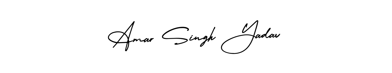 How to make Amar Singh Yadav name signature. Use AmerikaSignatureDemo-Regular style for creating short signs online. This is the latest handwritten sign. Amar Singh Yadav signature style 3 images and pictures png