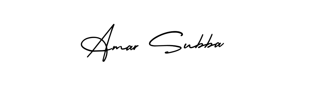 Best and Professional Signature Style for Amar Subba. AmerikaSignatureDemo-Regular Best Signature Style Collection. Amar Subba signature style 3 images and pictures png
