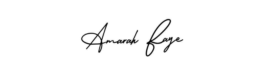 Best and Professional Signature Style for Amarah Faye. AmerikaSignatureDemo-Regular Best Signature Style Collection. Amarah Faye signature style 3 images and pictures png