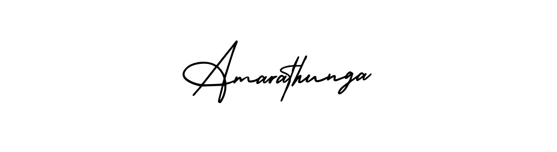 It looks lik you need a new signature style for name Amarathunga. Design unique handwritten (AmerikaSignatureDemo-Regular) signature with our free signature maker in just a few clicks. Amarathunga signature style 3 images and pictures png