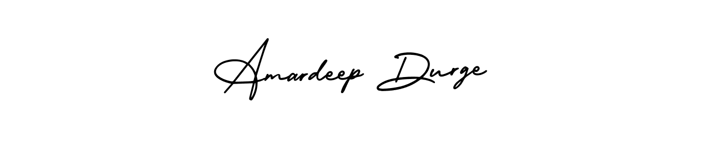 You should practise on your own different ways (AmerikaSignatureDemo-Regular) to write your name (Amardeep Durge) in signature. don't let someone else do it for you. Amardeep Durge signature style 3 images and pictures png