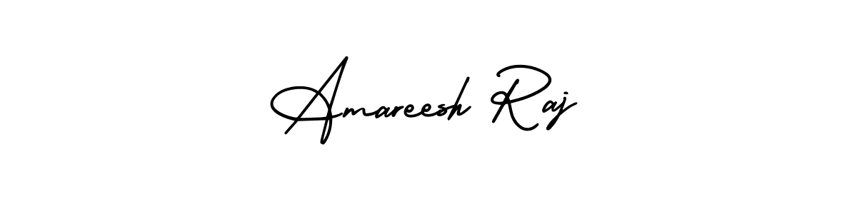 Use a signature maker to create a handwritten signature online. With this signature software, you can design (AmerikaSignatureDemo-Regular) your own signature for name Amareesh Raj. Amareesh Raj signature style 3 images and pictures png