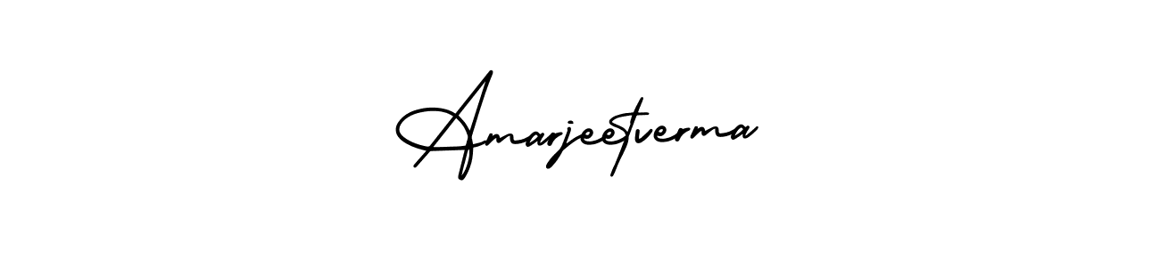 Use a signature maker to create a handwritten signature online. With this signature software, you can design (AmerikaSignatureDemo-Regular) your own signature for name Amarjeetverma. Amarjeetverma signature style 3 images and pictures png