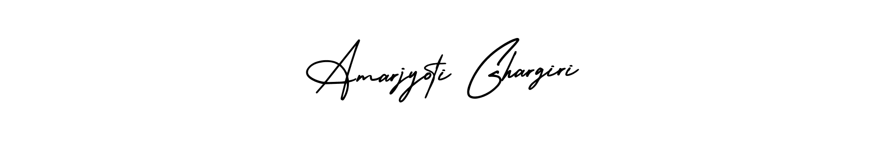 Amarjyoti Ghargiri stylish signature style. Best Handwritten Sign (AmerikaSignatureDemo-Regular) for my name. Handwritten Signature Collection Ideas for my name Amarjyoti Ghargiri. Amarjyoti Ghargiri signature style 3 images and pictures png