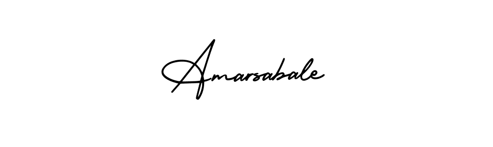 The best way (AmerikaSignatureDemo-Regular) to make a short signature is to pick only two or three words in your name. The name Amarsabale include a total of six letters. For converting this name. Amarsabale signature style 3 images and pictures png