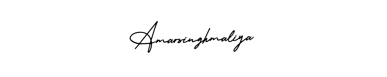 Design your own signature with our free online signature maker. With this signature software, you can create a handwritten (AmerikaSignatureDemo-Regular) signature for name Amarsinghmaliya. Amarsinghmaliya signature style 3 images and pictures png