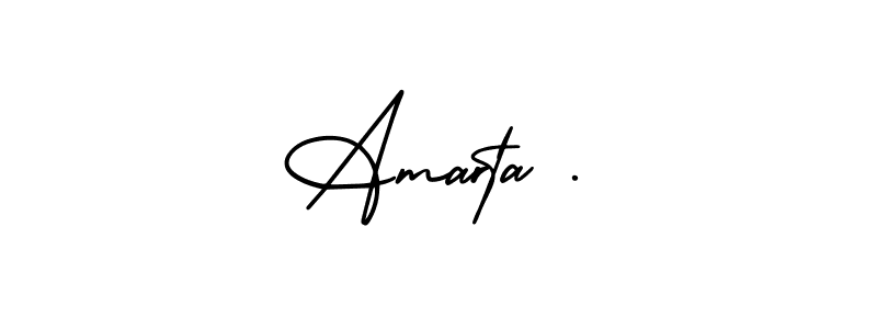 Also You can easily find your signature by using the search form. We will create Amarta . name handwritten signature images for you free of cost using AmerikaSignatureDemo-Regular sign style. Amarta . signature style 3 images and pictures png
