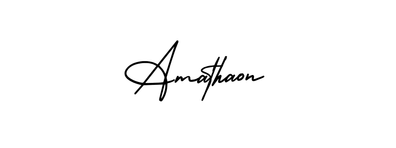 Once you've used our free online signature maker to create your best signature AmerikaSignatureDemo-Regular style, it's time to enjoy all of the benefits that Amathaon name signing documents. Amathaon signature style 3 images and pictures png