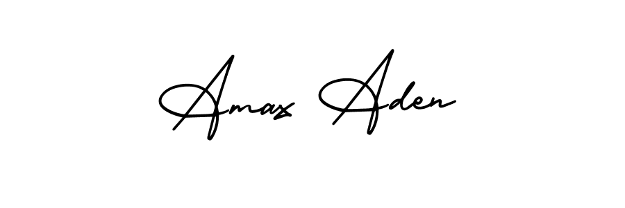 It looks lik you need a new signature style for name Amax Aden. Design unique handwritten (AmerikaSignatureDemo-Regular) signature with our free signature maker in just a few clicks. Amax Aden signature style 3 images and pictures png