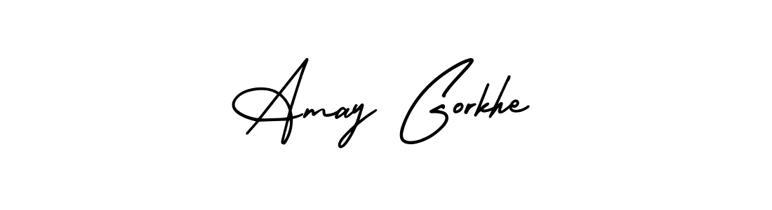 Here are the top 10 professional signature styles for the name Amay Gorkhe. These are the best autograph styles you can use for your name. Amay Gorkhe signature style 3 images and pictures png