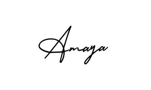 Create a beautiful signature design for name Amaya. With this signature (AmerikaSignatureDemo-Regular) fonts, you can make a handwritten signature for free. Amaya signature style 3 images and pictures png