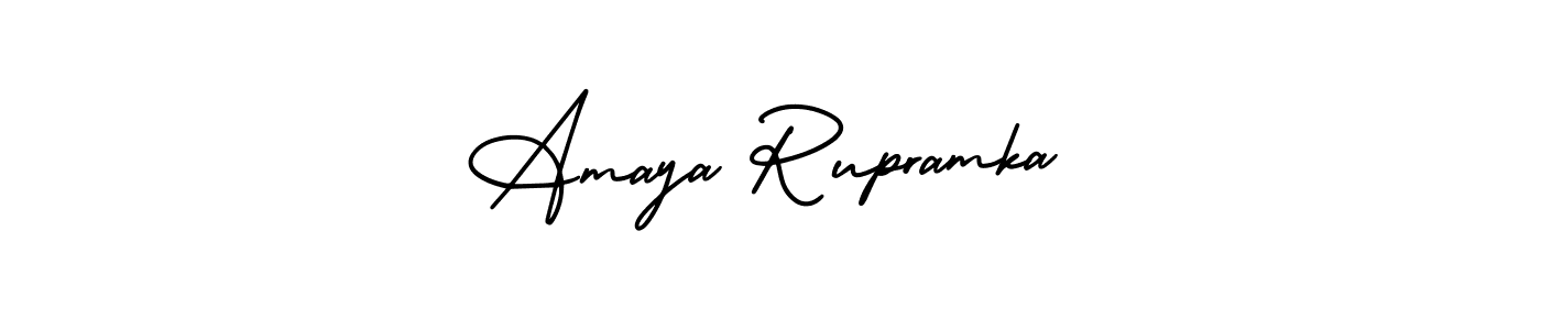 Here are the top 10 professional signature styles for the name Amaya Rupramka. These are the best autograph styles you can use for your name. Amaya Rupramka signature style 3 images and pictures png