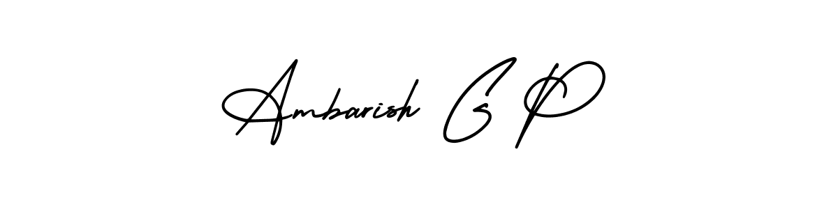 Best and Professional Signature Style for Ambarish G P. AmerikaSignatureDemo-Regular Best Signature Style Collection. Ambarish G P signature style 3 images and pictures png
