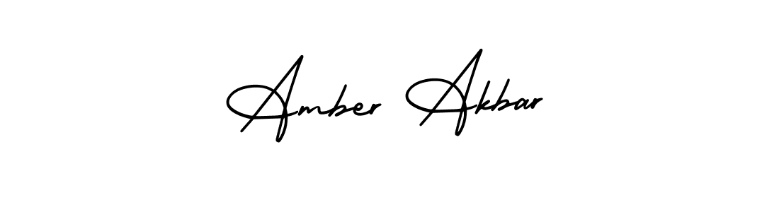 It looks lik you need a new signature style for name Amber Akbar. Design unique handwritten (AmerikaSignatureDemo-Regular) signature with our free signature maker in just a few clicks. Amber Akbar signature style 3 images and pictures png