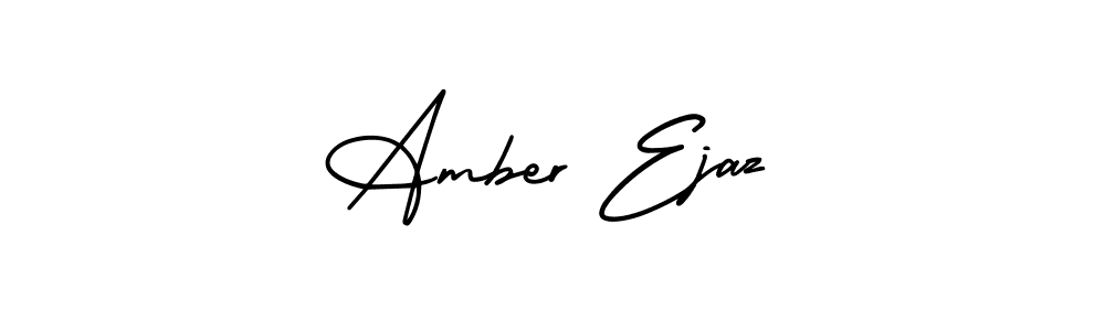 if you are searching for the best signature style for your name Amber Ejaz. so please give up your signature search. here we have designed multiple signature styles  using AmerikaSignatureDemo-Regular. Amber Ejaz signature style 3 images and pictures png