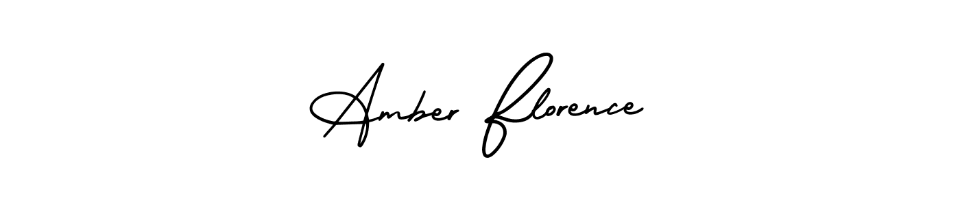 The best way (AmerikaSignatureDemo-Regular) to make a short signature is to pick only two or three words in your name. The name Amber Florence include a total of six letters. For converting this name. Amber Florence signature style 3 images and pictures png