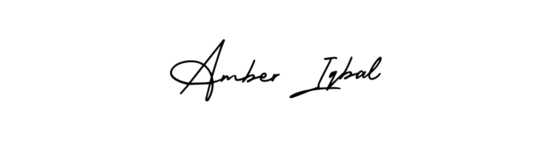 AmerikaSignatureDemo-Regular is a professional signature style that is perfect for those who want to add a touch of class to their signature. It is also a great choice for those who want to make their signature more unique. Get Amber Iqbal name to fancy signature for free. Amber Iqbal signature style 3 images and pictures png