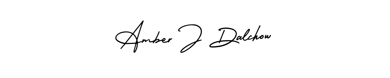 if you are searching for the best signature style for your name Amber J Dalchow. so please give up your signature search. here we have designed multiple signature styles  using AmerikaSignatureDemo-Regular. Amber J Dalchow signature style 3 images and pictures png