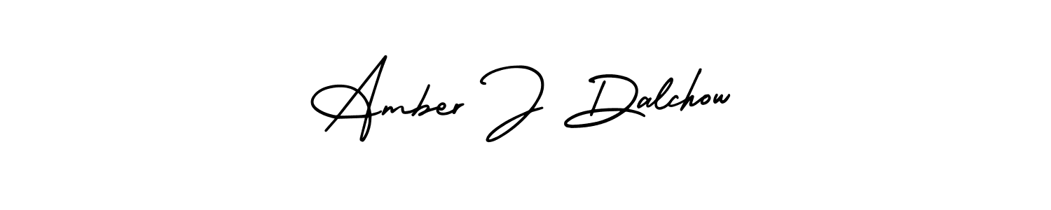 How to make Amber J Dalchow signature? AmerikaSignatureDemo-Regular is a professional autograph style. Create handwritten signature for Amber J Dalchow name. Amber J Dalchow signature style 3 images and pictures png