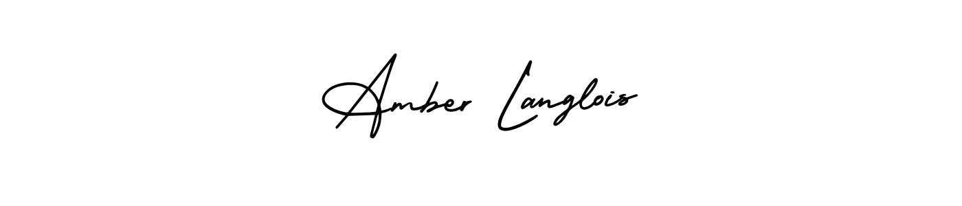 Make a beautiful signature design for name Amber Langlois. Use this online signature maker to create a handwritten signature for free. Amber Langlois signature style 3 images and pictures png