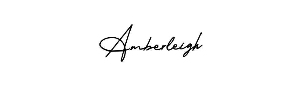 Best and Professional Signature Style for Amberleigh. AmerikaSignatureDemo-Regular Best Signature Style Collection. Amberleigh signature style 3 images and pictures png