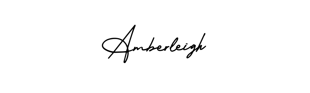 Best and Professional Signature Style for Amberleigh. AmerikaSignatureDemo-Regular Best Signature Style Collection. Amberleigh signature style 3 images and pictures png