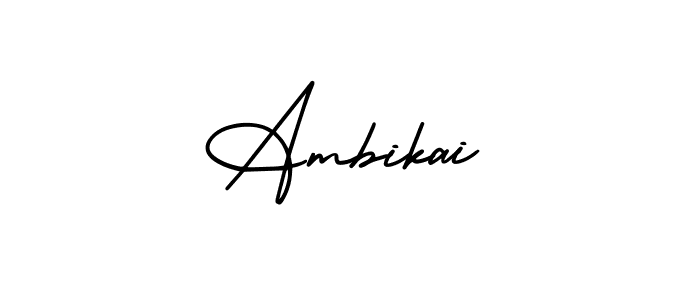 Also You can easily find your signature by using the search form. We will create Ambikai name handwritten signature images for you free of cost using AmerikaSignatureDemo-Regular sign style. Ambikai signature style 3 images and pictures png