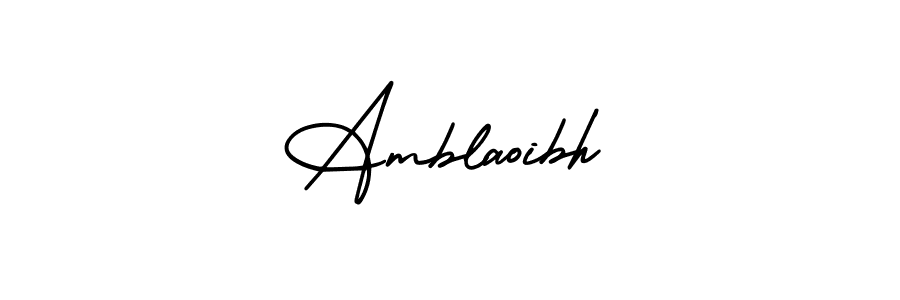 AmerikaSignatureDemo-Regular is a professional signature style that is perfect for those who want to add a touch of class to their signature. It is also a great choice for those who want to make their signature more unique. Get Amblaoibh name to fancy signature for free. Amblaoibh signature style 3 images and pictures png