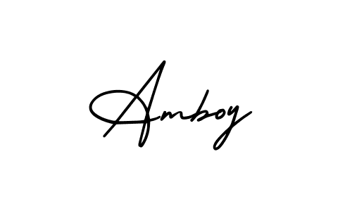 Also You can easily find your signature by using the search form. We will create Amboy name handwritten signature images for you free of cost using AmerikaSignatureDemo-Regular sign style. Amboy signature style 3 images and pictures png