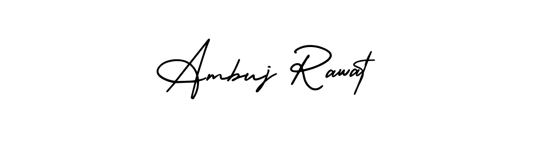 Best and Professional Signature Style for Ambuj Rawat. AmerikaSignatureDemo-Regular Best Signature Style Collection. Ambuj Rawat signature style 3 images and pictures png