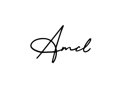 Amcl stylish signature style. Best Handwritten Sign (AmerikaSignatureDemo-Regular) for my name. Handwritten Signature Collection Ideas for my name Amcl. Amcl signature style 3 images and pictures png