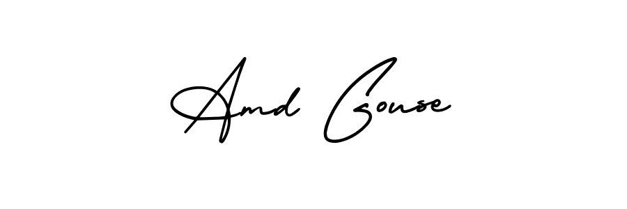Create a beautiful signature design for name Amd Gouse. With this signature (AmerikaSignatureDemo-Regular) fonts, you can make a handwritten signature for free. Amd Gouse signature style 3 images and pictures png