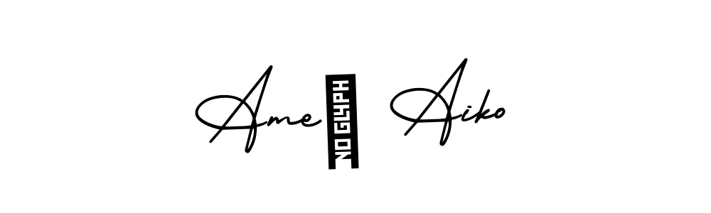 Once you've used our free online signature maker to create your best signature AmerikaSignatureDemo-Regular style, it's time to enjoy all of the benefits that Ameé Aiko name signing documents. Ameé Aiko signature style 3 images and pictures png