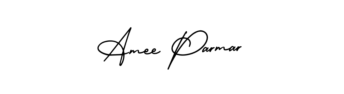 if you are searching for the best signature style for your name Amee Parmar. so please give up your signature search. here we have designed multiple signature styles  using AmerikaSignatureDemo-Regular. Amee Parmar signature style 3 images and pictures png