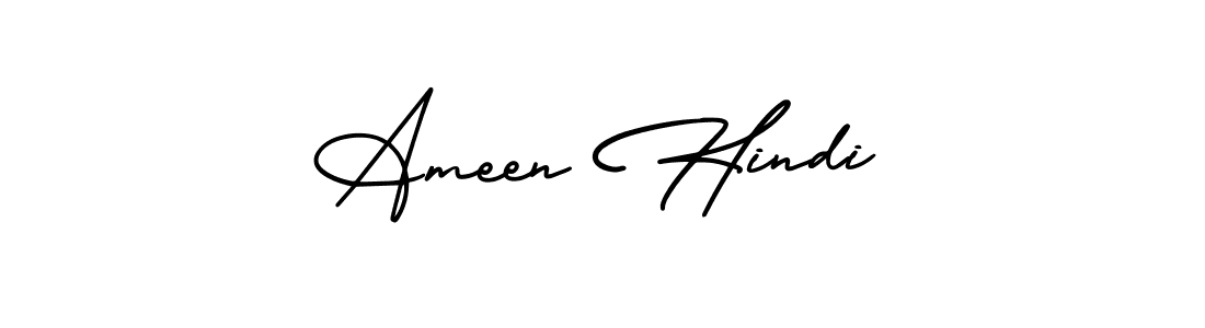 Once you've used our free online signature maker to create your best signature AmerikaSignatureDemo-Regular style, it's time to enjoy all of the benefits that Ameen Hindi name signing documents. Ameen Hindi signature style 3 images and pictures png