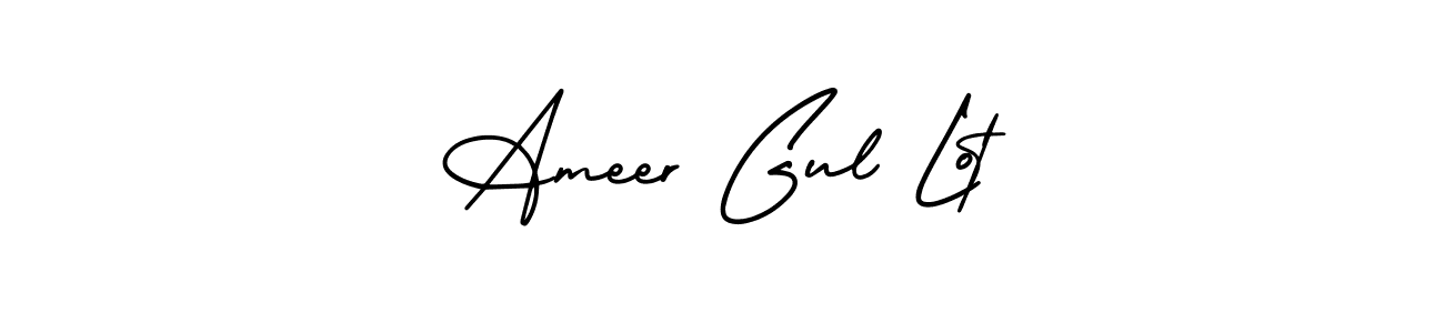 Also we have Ameer Gul Lot name is the best signature style. Create professional handwritten signature collection using AmerikaSignatureDemo-Regular autograph style. Ameer Gul Lot signature style 3 images and pictures png