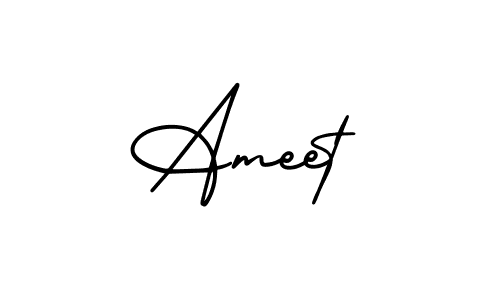 How to make Ameet signature? AmerikaSignatureDemo-Regular is a professional autograph style. Create handwritten signature for Ameet name. Ameet signature style 3 images and pictures png