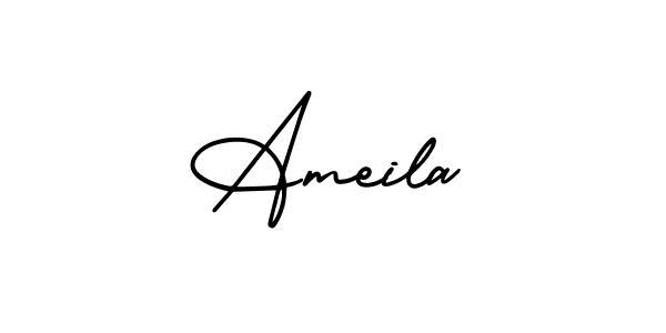 It looks lik you need a new signature style for name Ameila. Design unique handwritten (AmerikaSignatureDemo-Regular) signature with our free signature maker in just a few clicks. Ameila signature style 3 images and pictures png