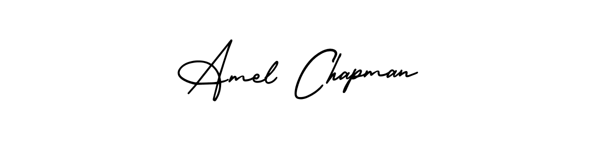 Best and Professional Signature Style for Amel Chapman. AmerikaSignatureDemo-Regular Best Signature Style Collection. Amel Chapman signature style 3 images and pictures png