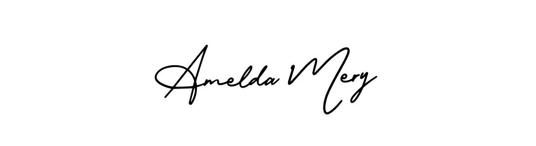 Check out images of Autograph of Amelda Mery name. Actor Amelda Mery Signature Style. AmerikaSignatureDemo-Regular is a professional sign style online. Amelda Mery signature style 3 images and pictures png