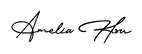 The AmerikaSignatureDemo-Regular font gives name Amelia Hsu a signature that looks effortless yet distinguished. Download high-res PNG instantly. Amelia Hsu signature style 3 images and pictures png