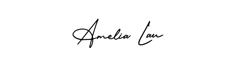 AmerikaSignatureDemo-Regular is a professional signature style that is perfect for those who want to add a touch of class to their signature. It is also a great choice for those who want to make their signature more unique. Get Amelia Lau name to fancy signature for free. Amelia Lau signature style 3 images and pictures png