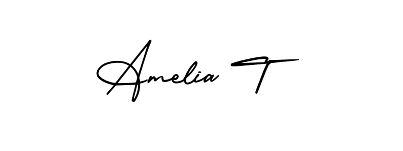 Here are the top 10 professional signature styles for the name Amelia T. These are the best autograph styles you can use for your name. Amelia T signature style 3 images and pictures png